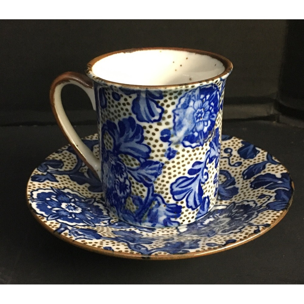 Vintage Takahashi San Francisco Demitasse Cup and Saucer Set Made In Japan